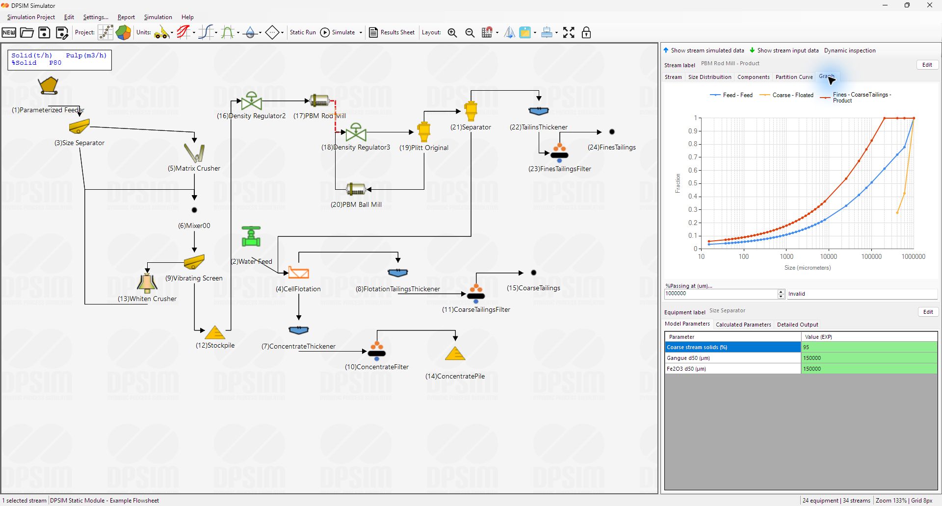 Defining Particle Size Classes in DPSIM
