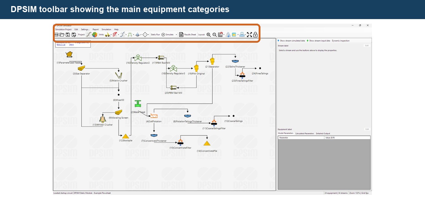 Defining the Feed in DPSIM