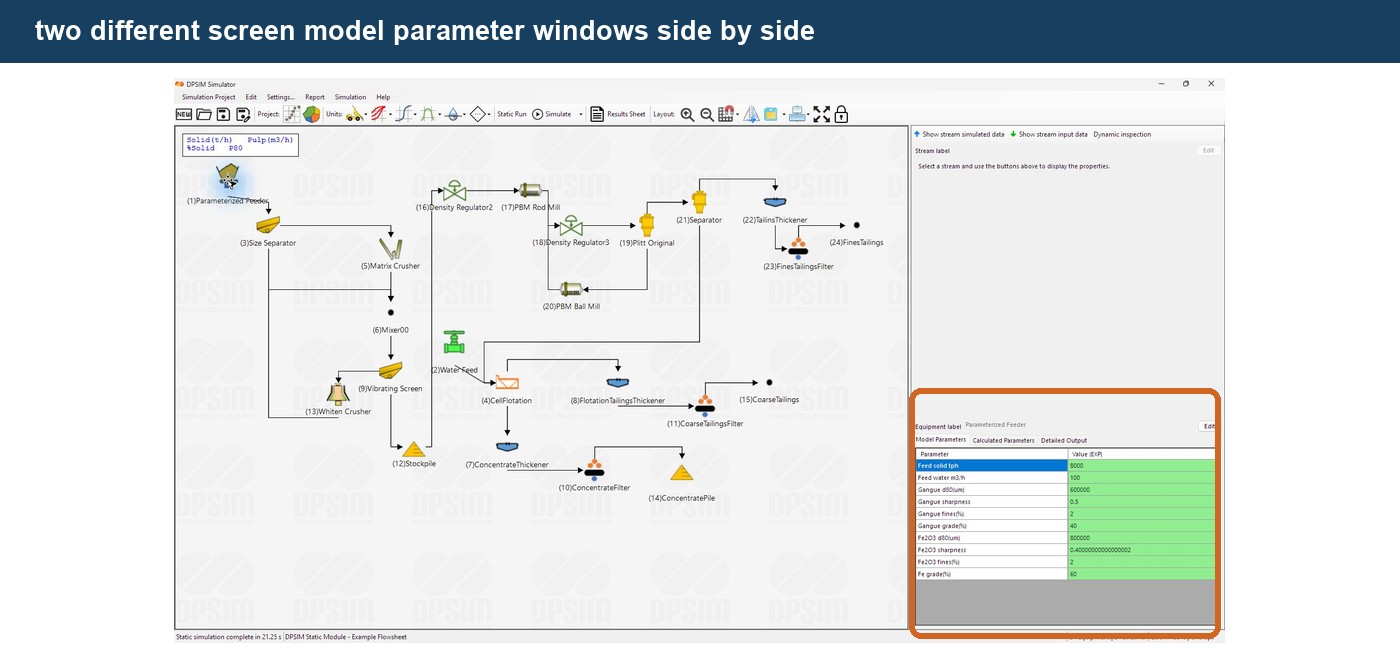 Editing Equipment and Model Parameters in DPSIM