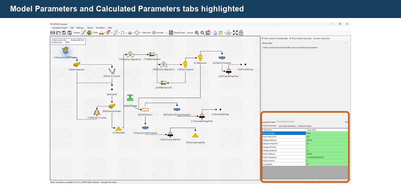 Editing Equipment and Model Parameters in DPSIM