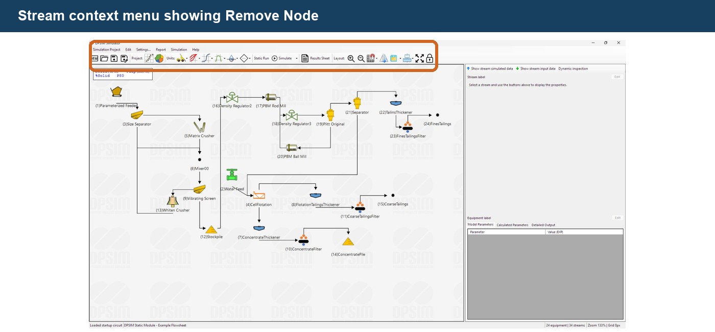 Organizing the Flowsheet with Stream Nodes